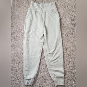 Athleta light sea foam green joggers